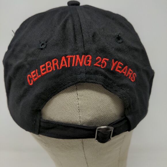 John Force Racing Castrol Oil 25 Year Celebration Slideback Cap Hat Black - Picture 8 of 11